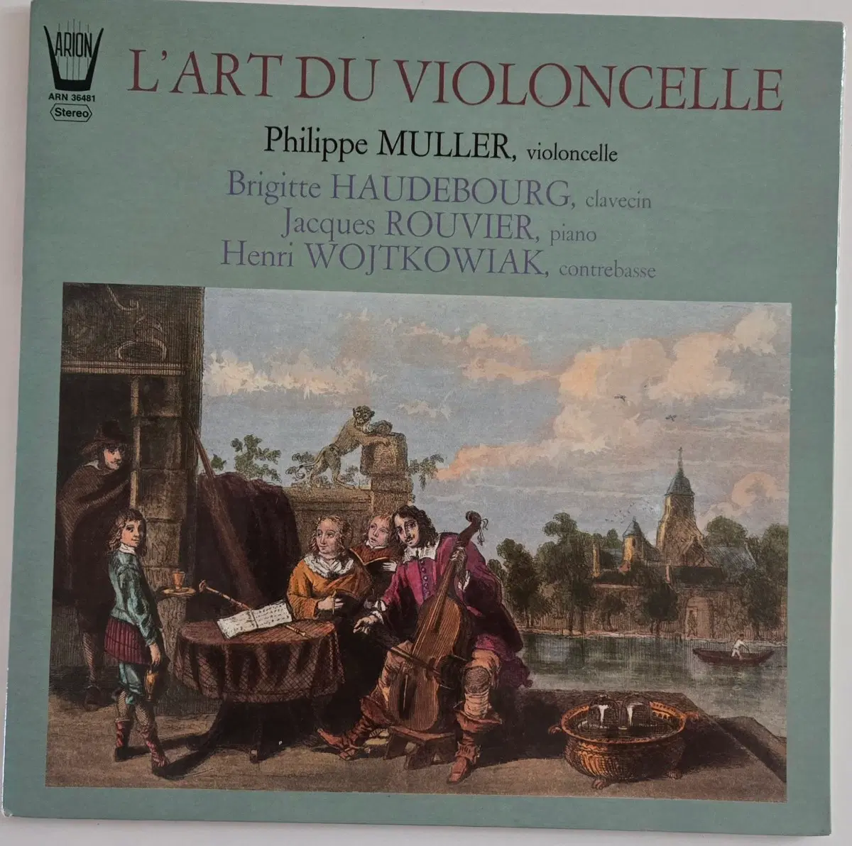 Philippe Muller - L'Art du Violoncelle LP ( Arion 1979 프랑스 오리지널 )