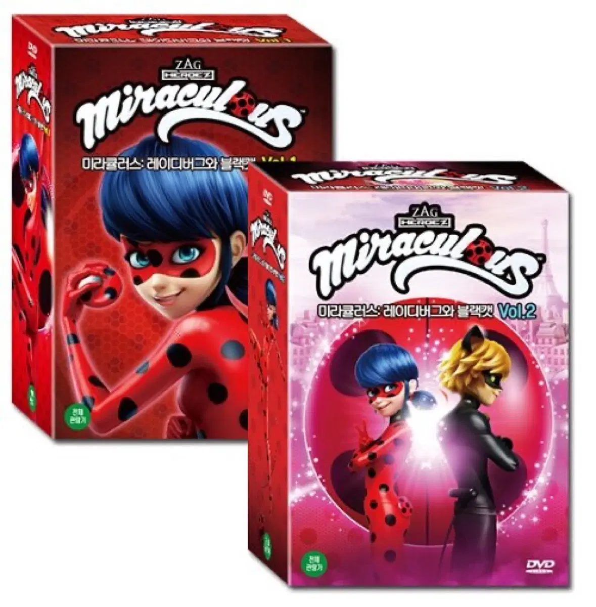미라큘러스 레이디버그 디비디 20종세트 DVD