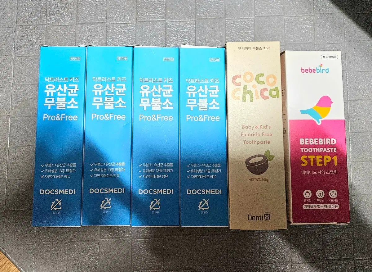 닥스메디 유산균 무불소 키즈 치약 닥트러스트 유아