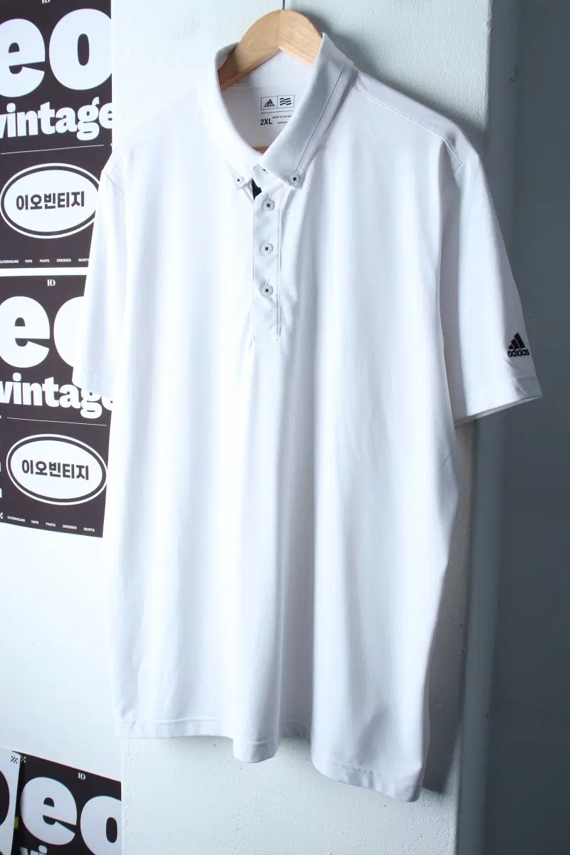 (2XL-3XL) 아디다스 반팔 카라 티셔츠 빅사이즈 골프-H38124