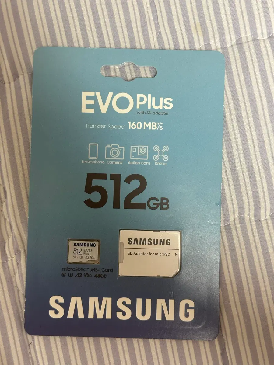삼성전자 EVO Plus microSDXC 카드 512GB+10gb 일괄