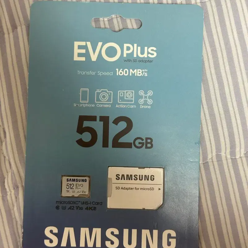 삼성전자 EVO Plus microSDXC 카드 512GB+10gb 일괄