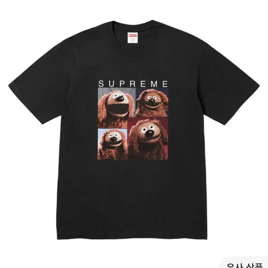 (중고) 슈프림 롤프 티셔츠 블랙 - 24SS