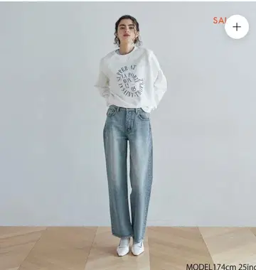 새상품급 WEB 완판 SEA ROOM LYNN 데미지 데님