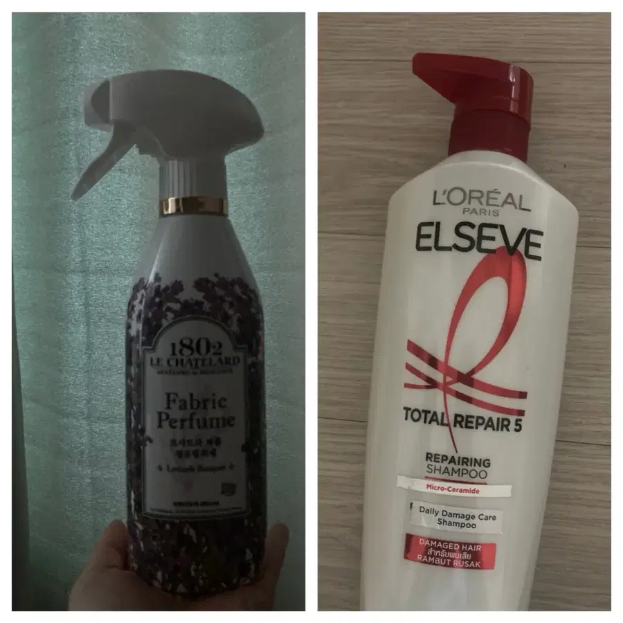 로레알파리 샴푸 620ml 엘세브 토탈리페어5 / 르샤트라 섬유탈취제