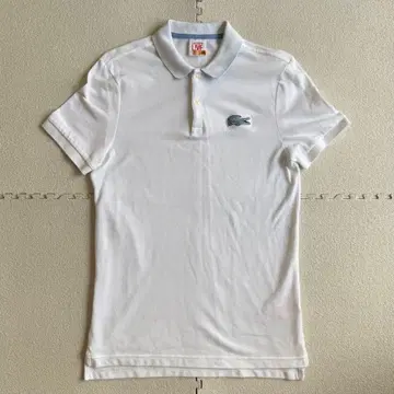 LACOSTE L!VE 라코스테 라이브 반팔 피케 셔츠 화이트 사이즈 2