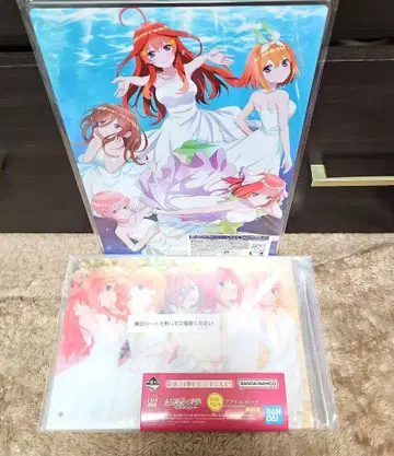 5등분의 신부 제일복권 아타리츠키! 캔뱃지 라스트원 아크릴 보드