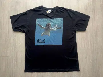 NIRVANA NEVERMIND 티셔츠 XL 블랙 닐바나