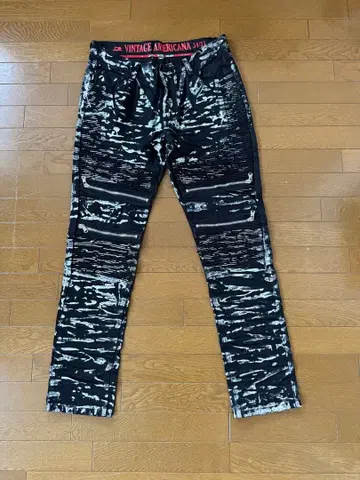 VINTAGE AMERICANA 스키니 데님 팬츠 34/33