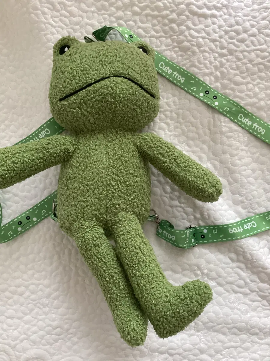에버랜드 서울랜드 개구리 인형가방