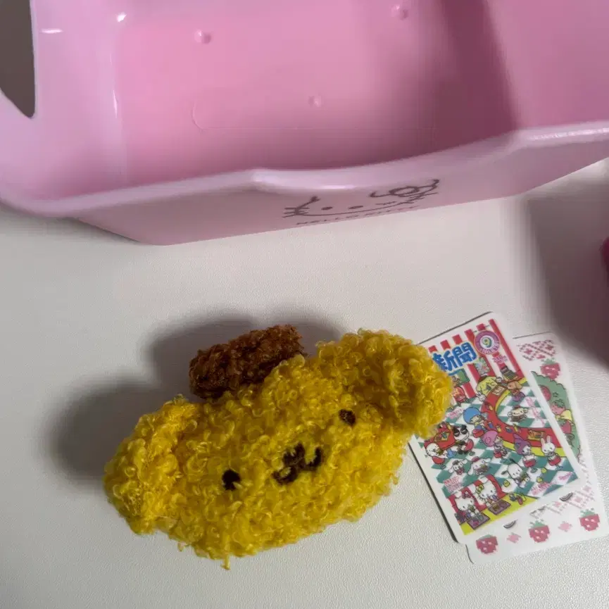 폼폼푸린 뽀글이 그립톡
