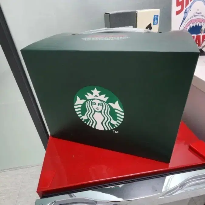 스타벅스 레디백  그린