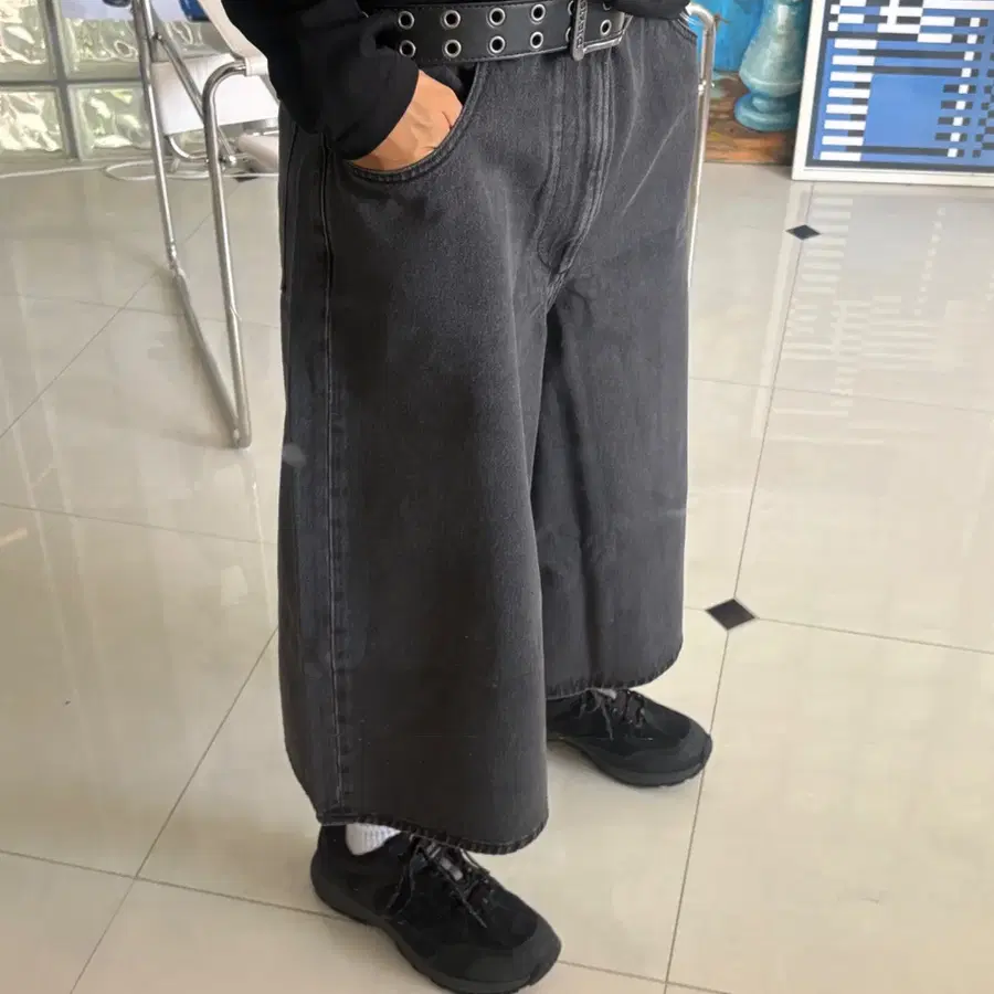 Uniqlo 유니클로 denim culotte