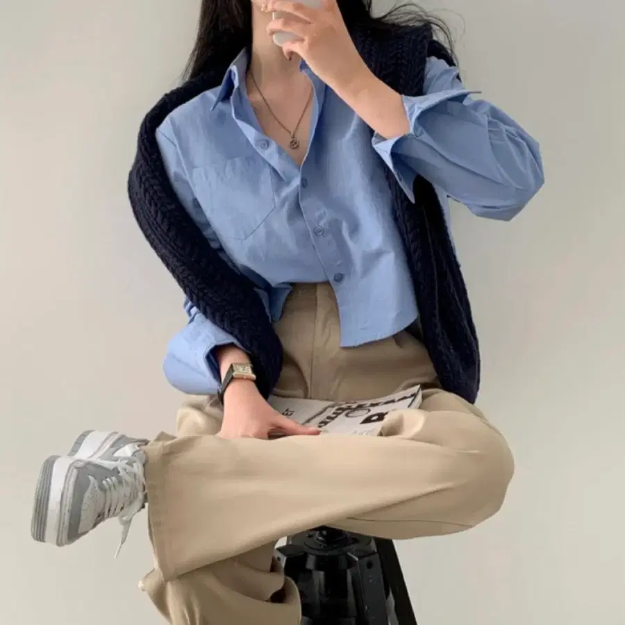 베이델리 스탠다드 일자 와이드 슬랙스 s