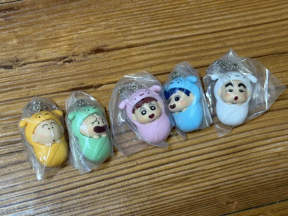짱구는못말려 아기 짱구 키링 5종 세트