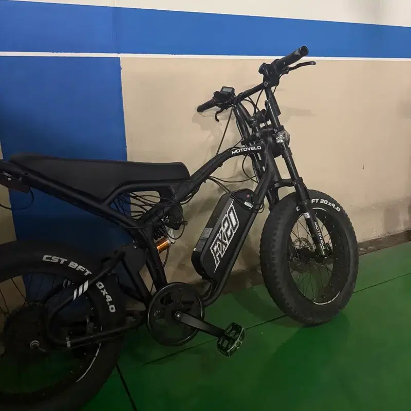 모토벨로 FX20 자토바이 전기자전거 블랙