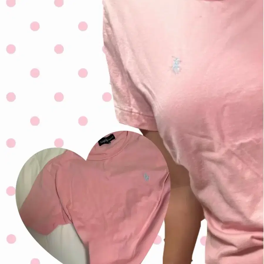 폴로 핑크 반팔