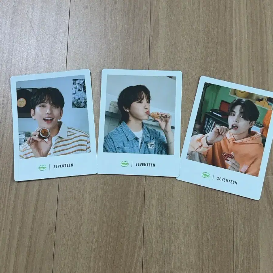 세븐틴 비비고 콜라보 포토카드
