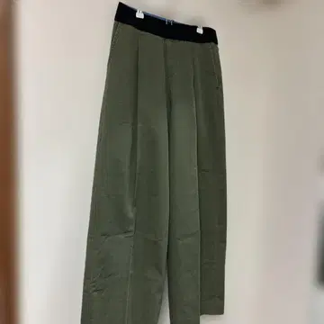 NUMBER M 치노 팬츠 밴딩 레오파드 이지 팬츠