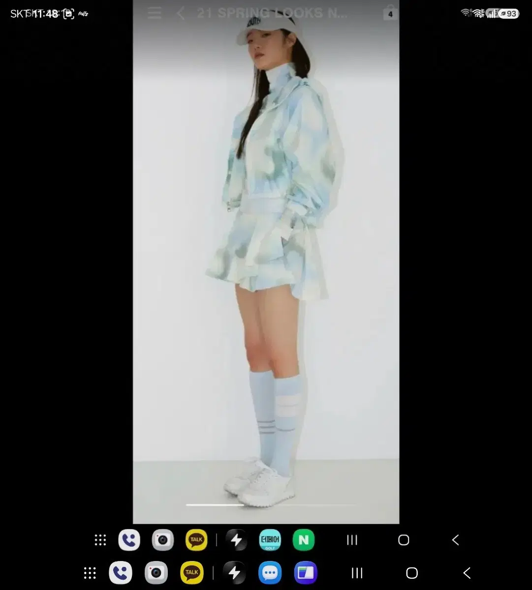 사우스케이프 정품 스커트