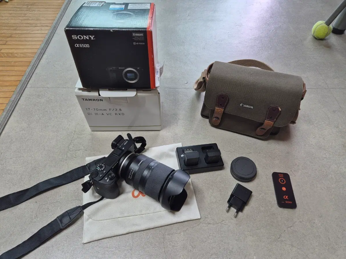 [카메라 입문추천] 소니 A6500 탐론 17-70mm 렌즈 풀박스