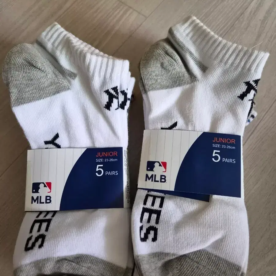 MLB 주니어 양말 5켤레 (23-26cm)