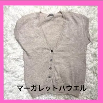 MARGARET HOWELL 마가렛호웰 반팔 가디건