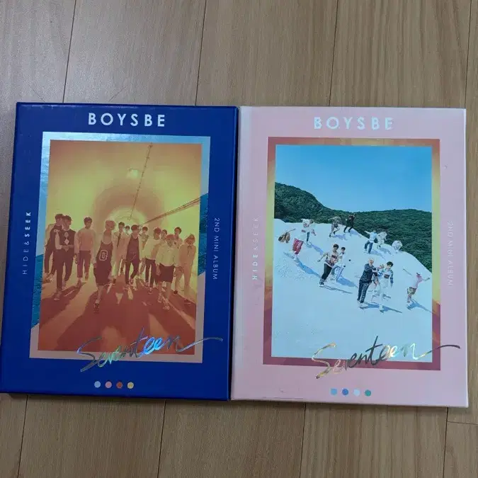 세븐틴 SEVENTEEN 2집 미니앨범 BOYSBE 블루/핑크
