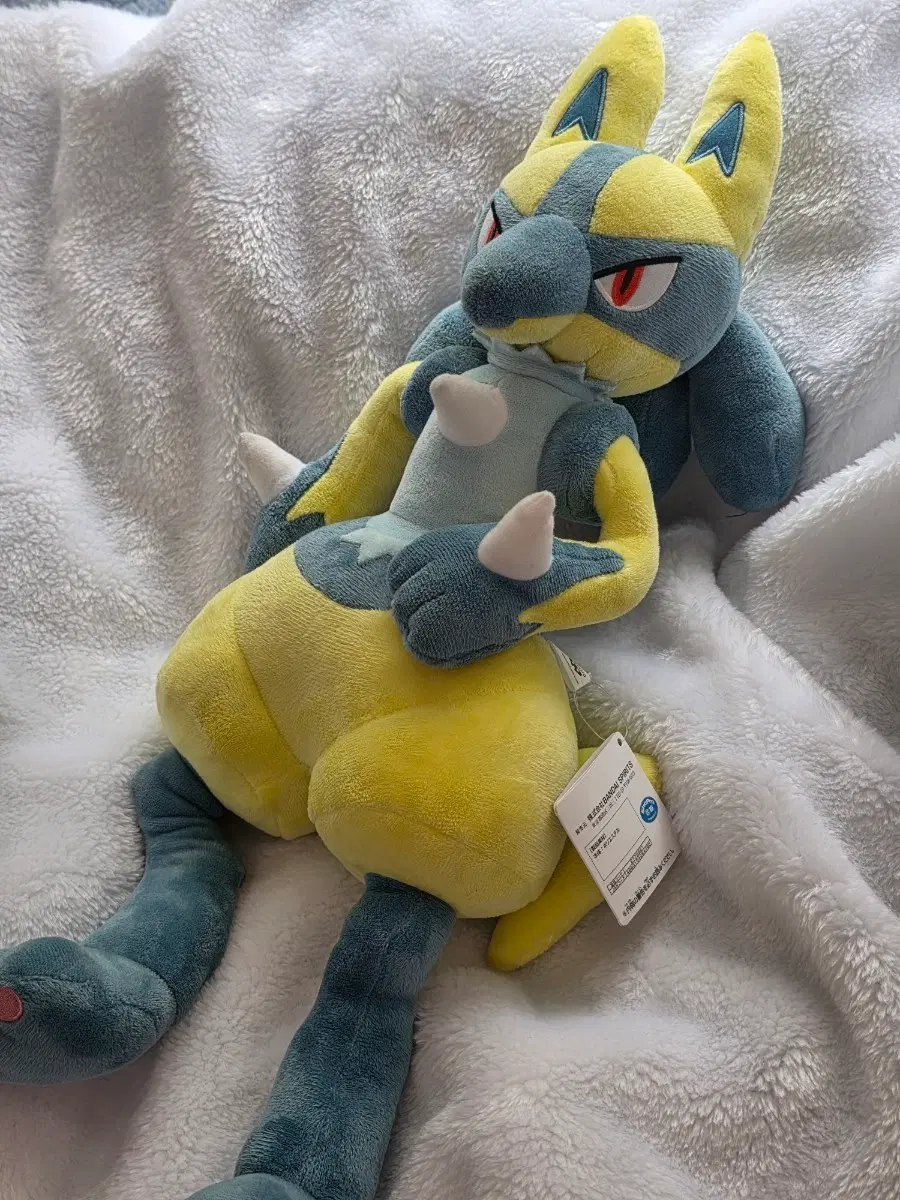 포켓몬스터 메챠모후굿토 이로치 루카리오 인형 50cm