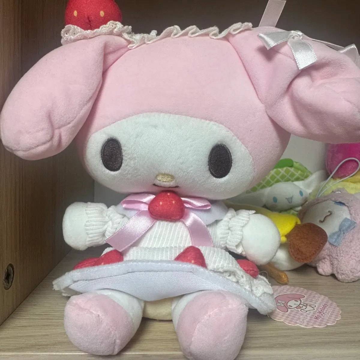 딸기케이크 마이멜로디 인형