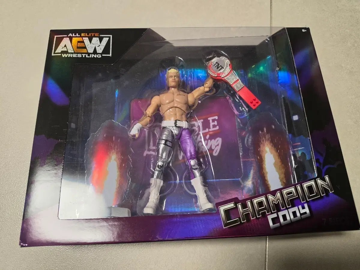 AEW 특펼판 TNT 챔피언 코디로즈 피규어 판매합니다