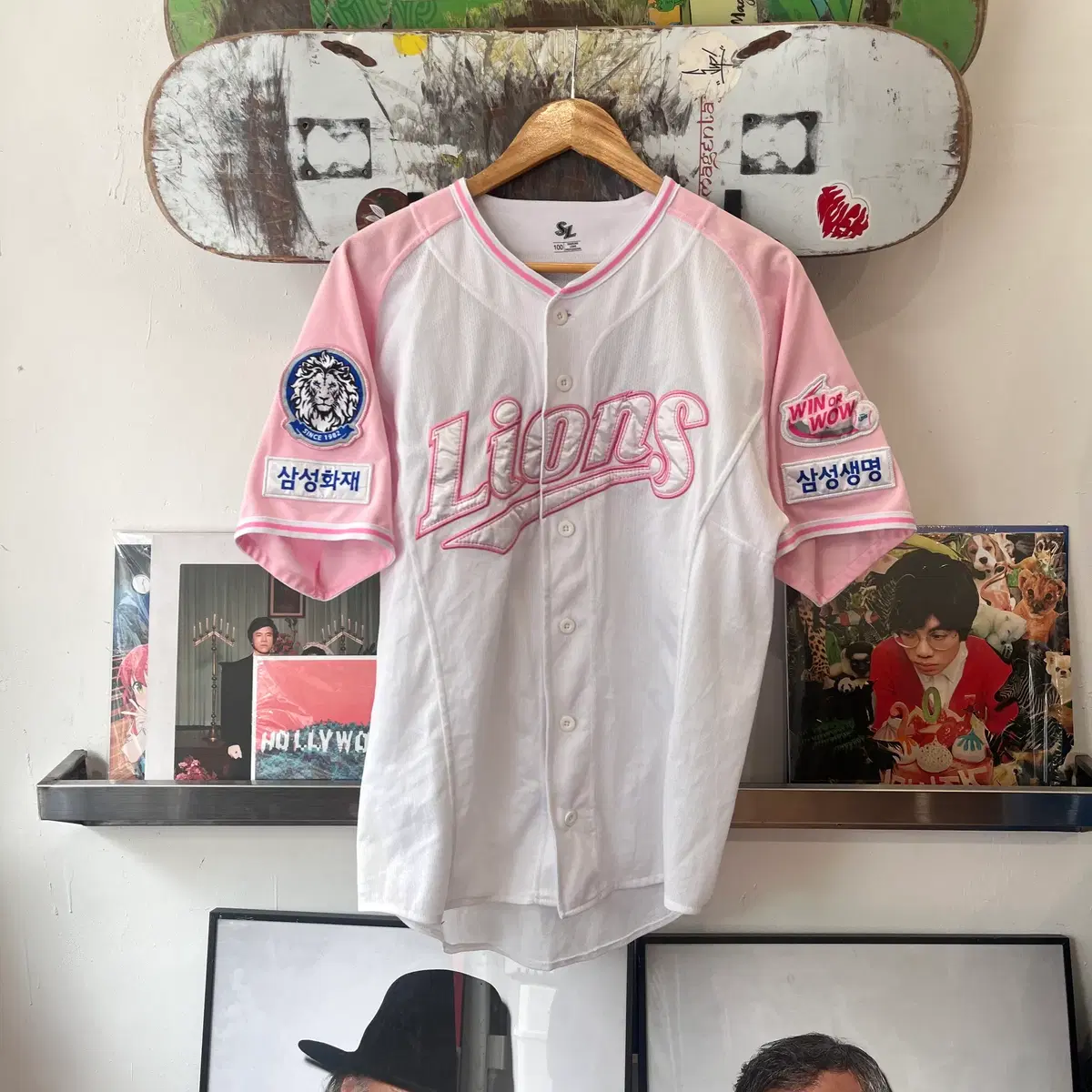 100 삼성라이온즈 핑크 노마킹 유니폼/W3212