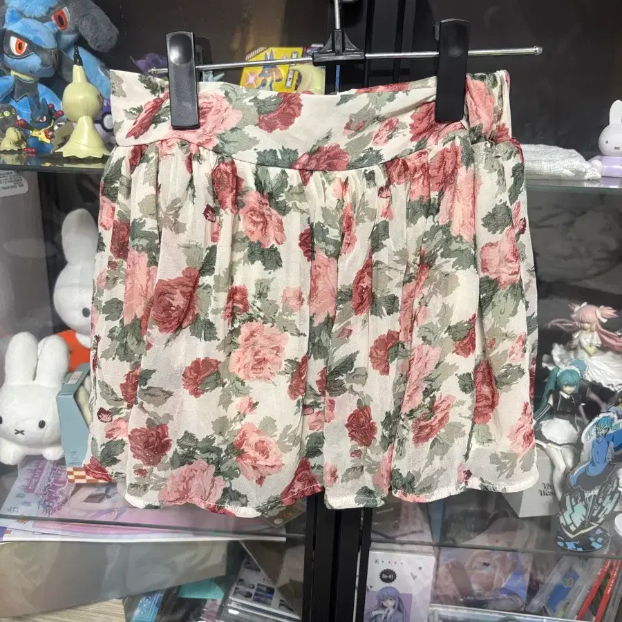 빈티지 장미 숏스커트