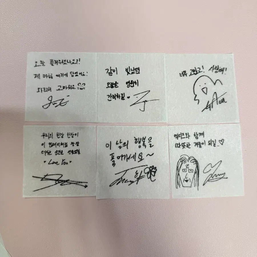 엑스디너리히어로즈 엑디즈 립앤폴 콘서트 손글씨 컨페티