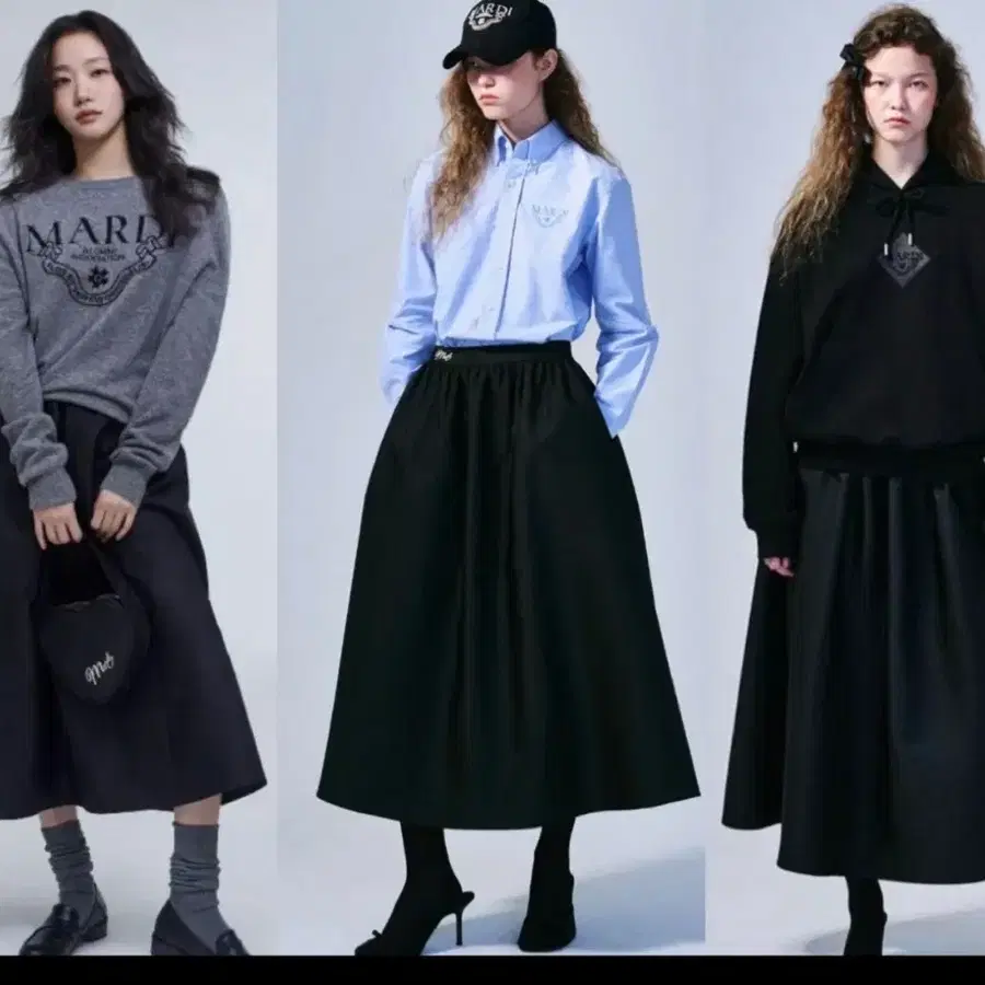 마르디 메크르디 볼륨 롱스커트 (S사이즈, 26)