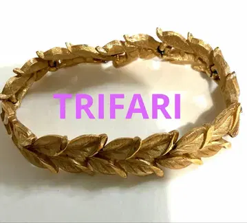 TRIFARI 트리파리 빈티지 주얼리 리프 팔찌