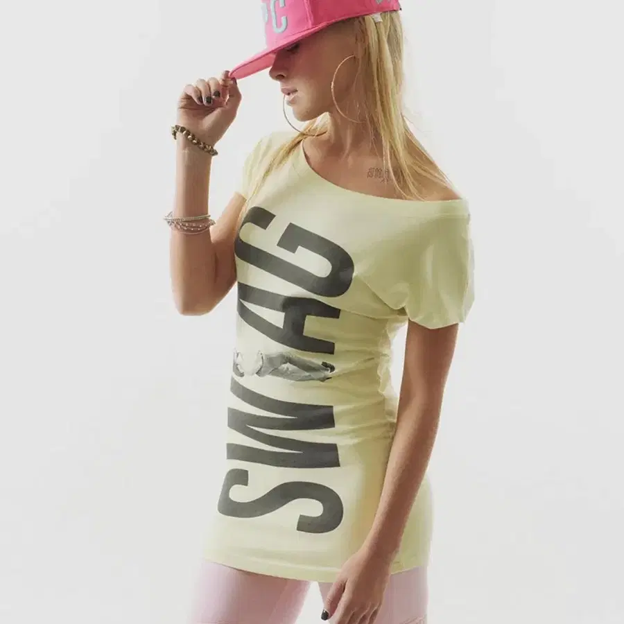 스컬프터 Swag Long Tee Yellow 스웨그 롱 티