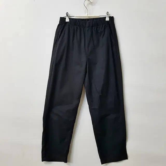 무인양품 MUJI 코튼 밴딩 팬츠 블랙