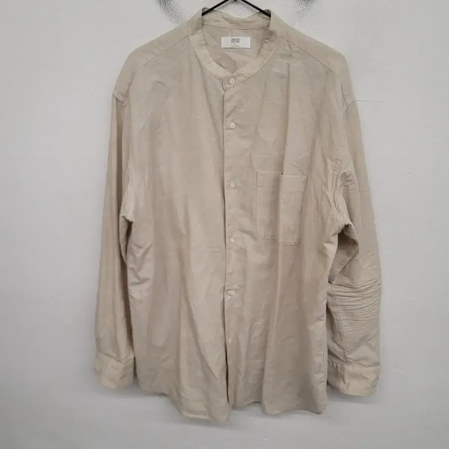 [105/XL] 유니클로 차이나카라 린넨 셔츠 남방