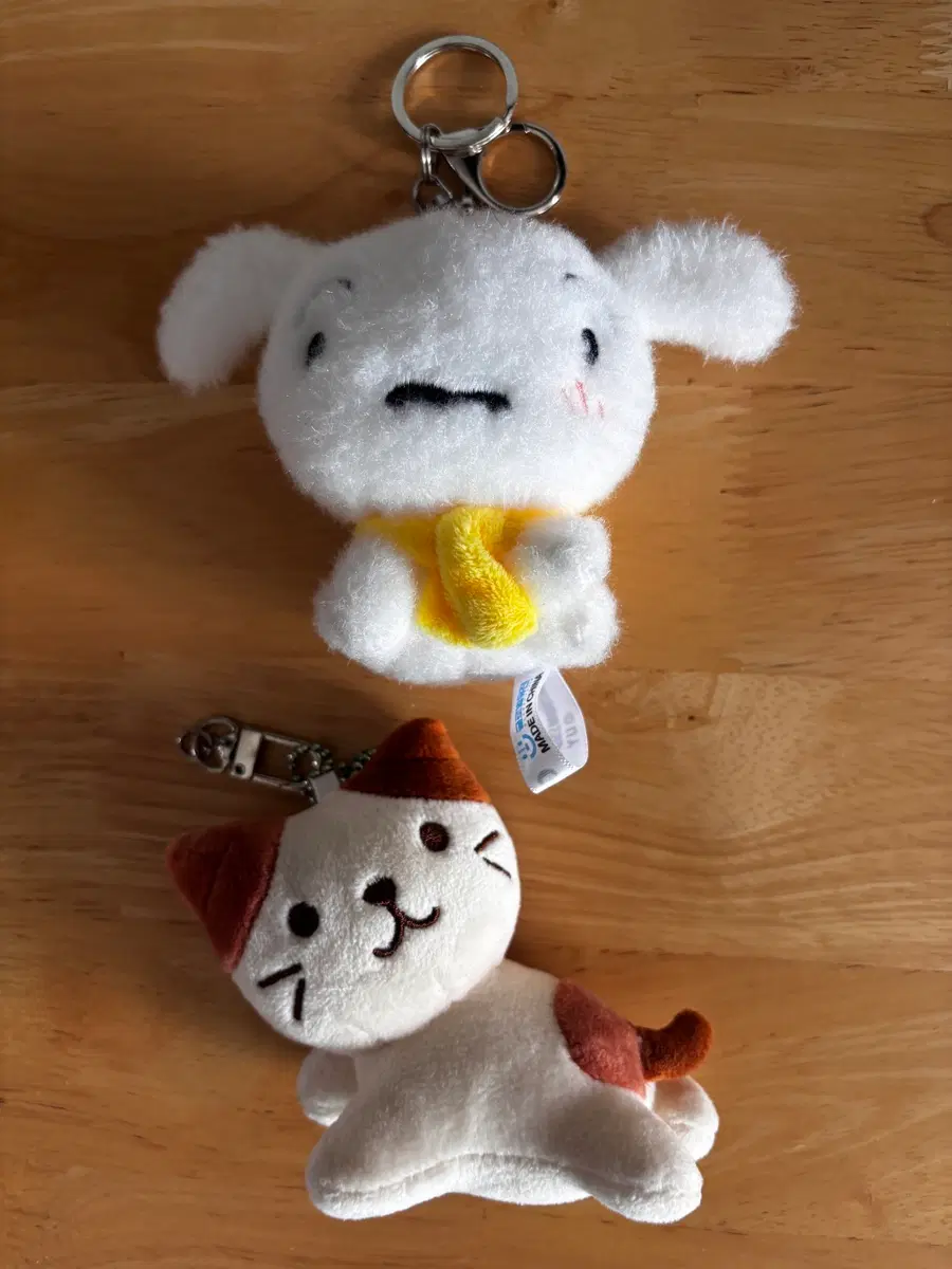 짱구 흰둥이 인형, 고양이 인형 키링