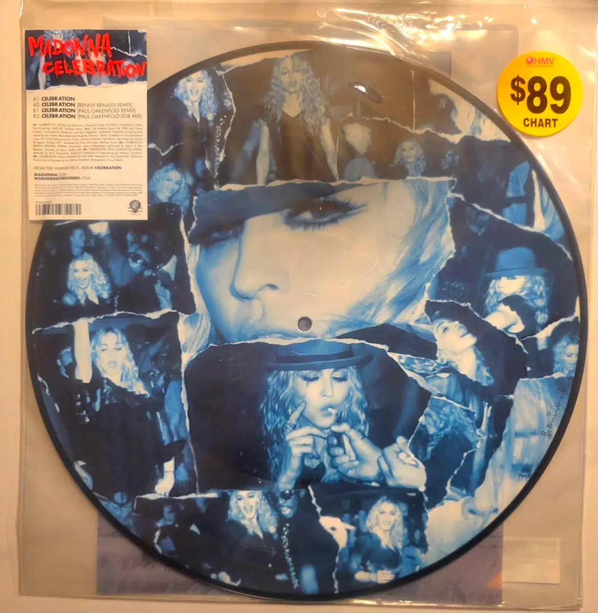 마돈나 Madonna Celebration 셀레브레이션 LP (Picture Disc) 바이닐 Vinyl 레코드  Record
