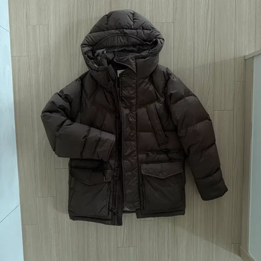 shelter loft down parka / 유니폼브릿지 / s / brown