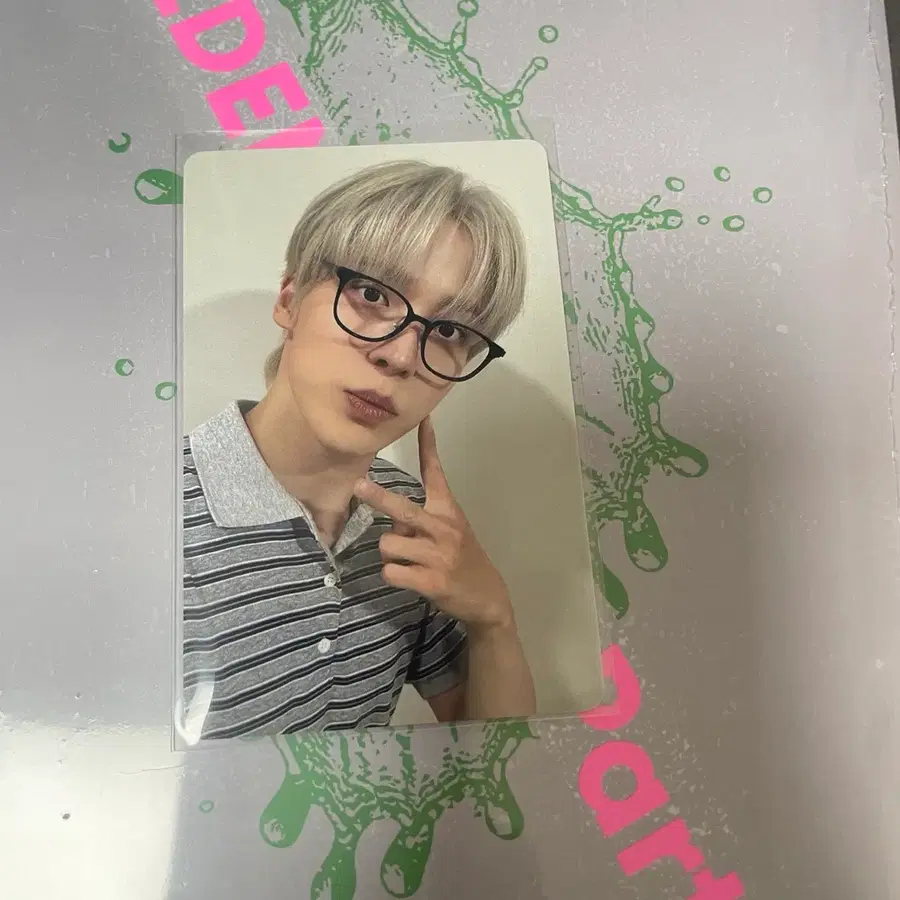 에이티즈 윤호 뮤직아트 포카