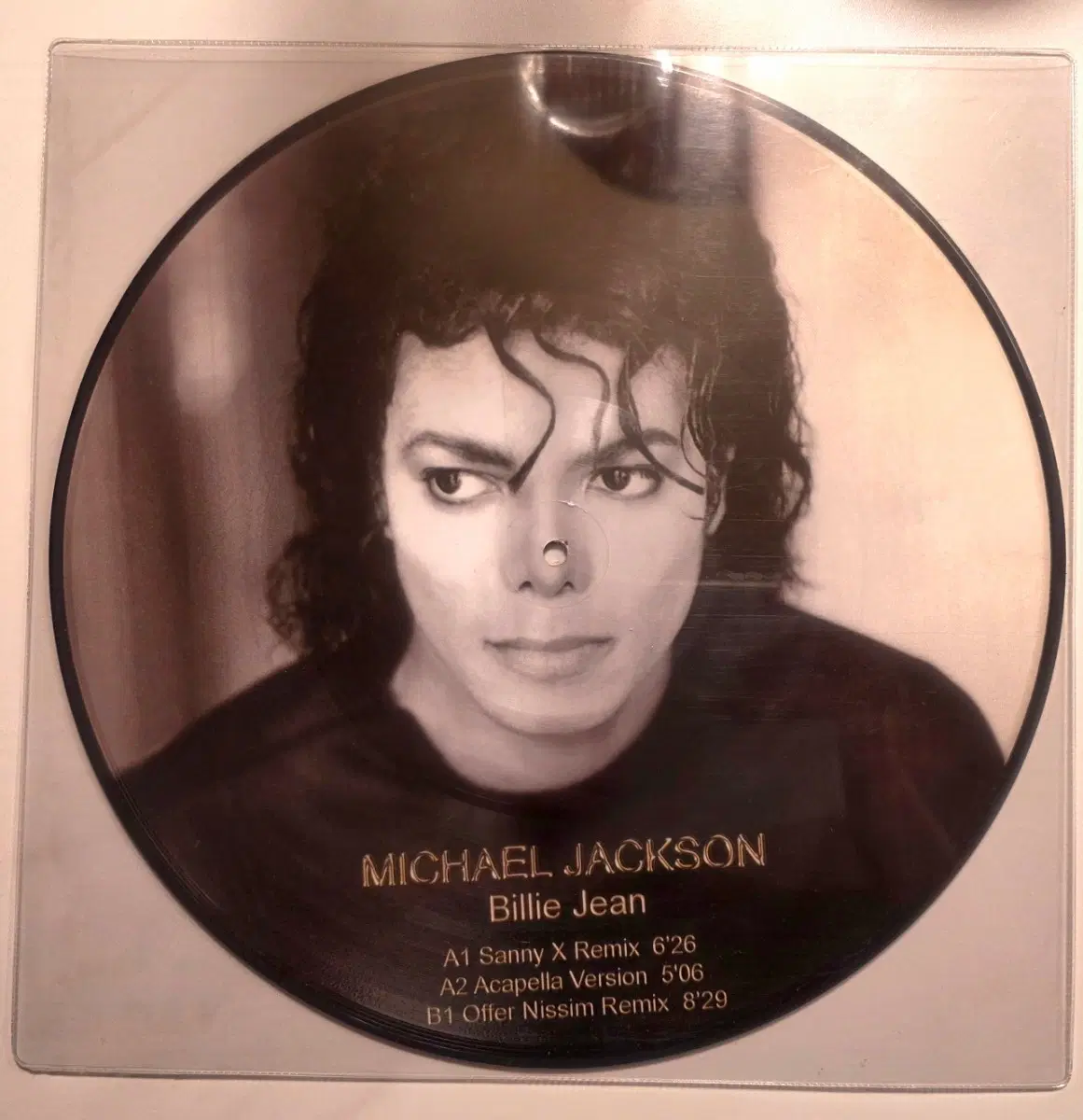 Michael Jackson 마이클 잭슨 빌리진 픽처 디스크 Picture Disc LP 바이닐 레코드 마이클잭슨