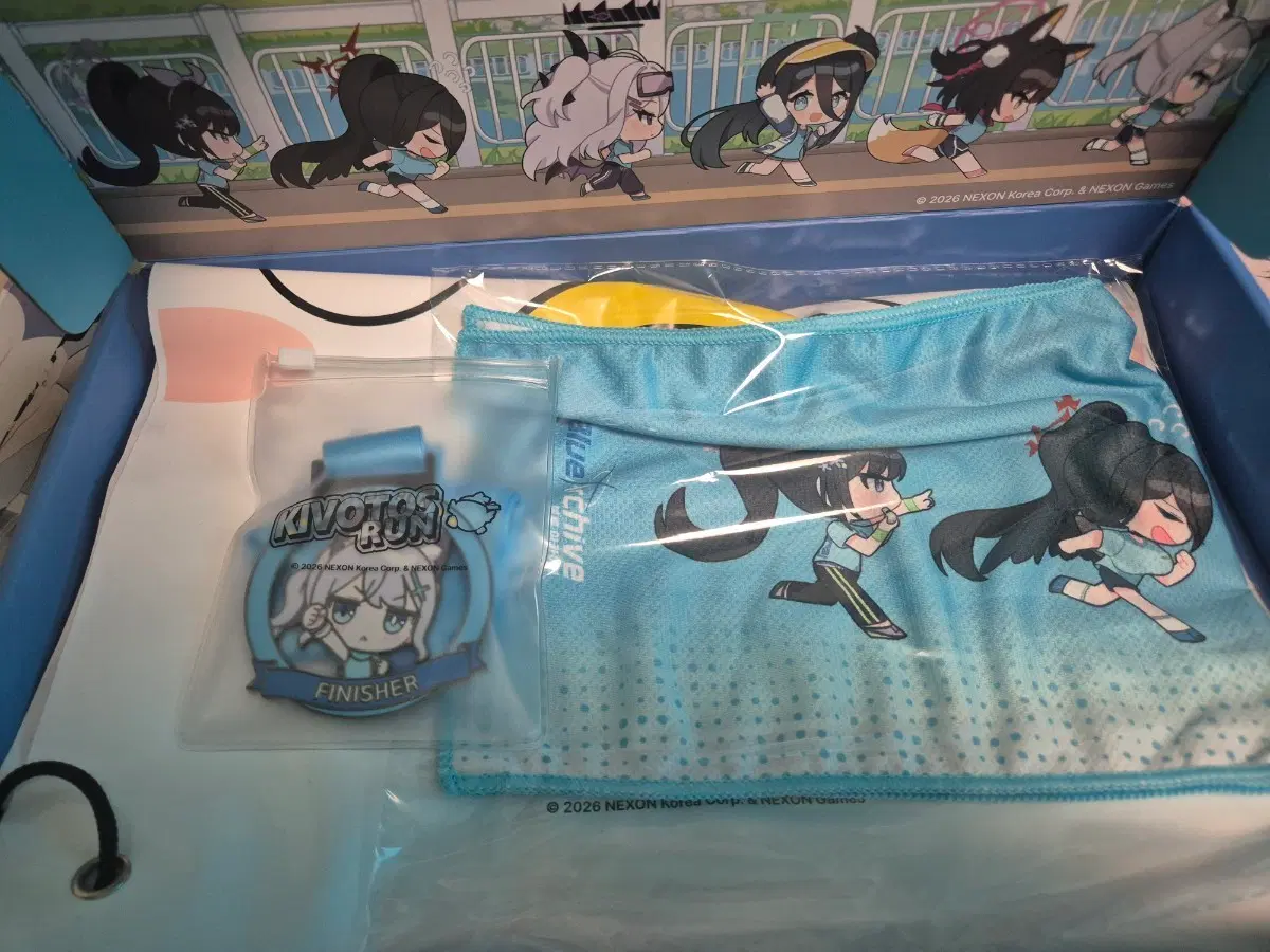 블루아카이브 키보토스런 패키지일부 + 완주메달