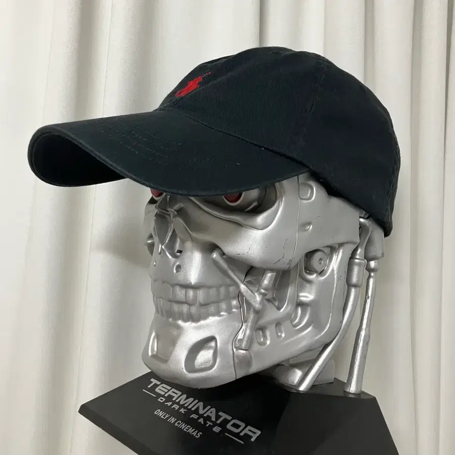 폴로 치노 베이스볼캡 블랙