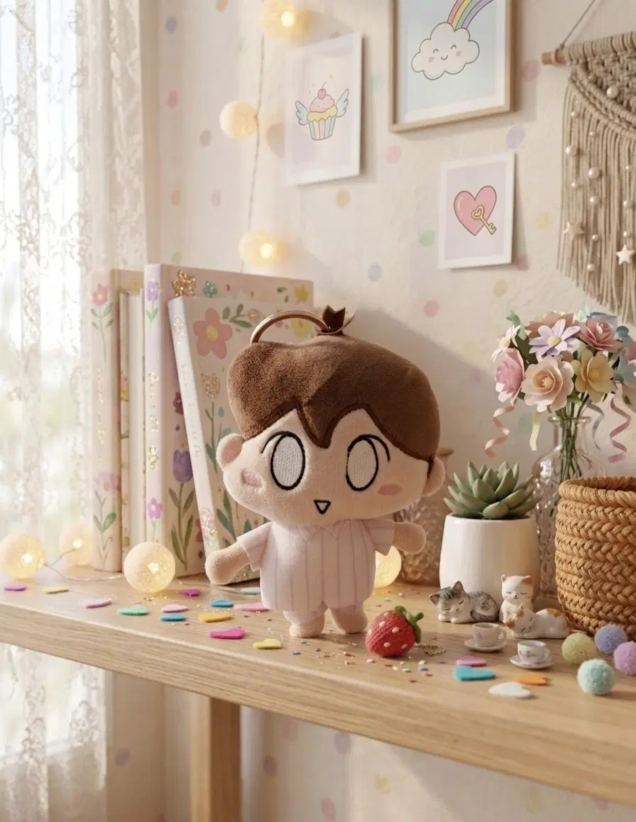 아따맘마 아리 인형 키링