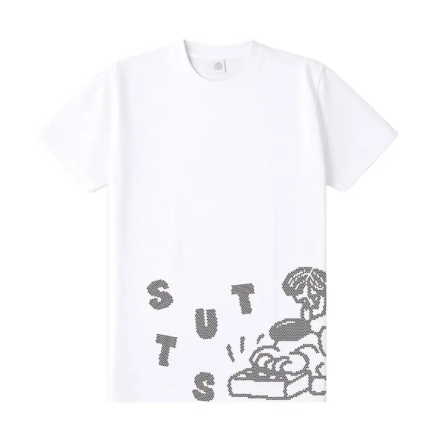 STUTS 스터츠 티셔츠 CHARACTER S/S TEE WHITE XL