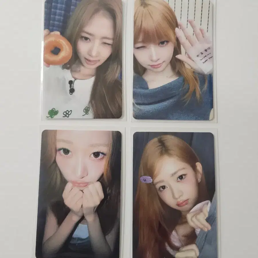 일괄판매) 아이브 레이 QQ뮤직 포카 큐큐뮤직 포토카드 리바이브