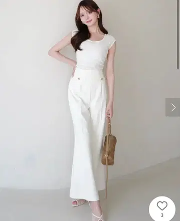 EIMY ISTOIRE 파피용 모노그램 니트 탑 화이트